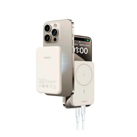Ugreen PB561 (25208) Magnetic Wireless Power Bank White