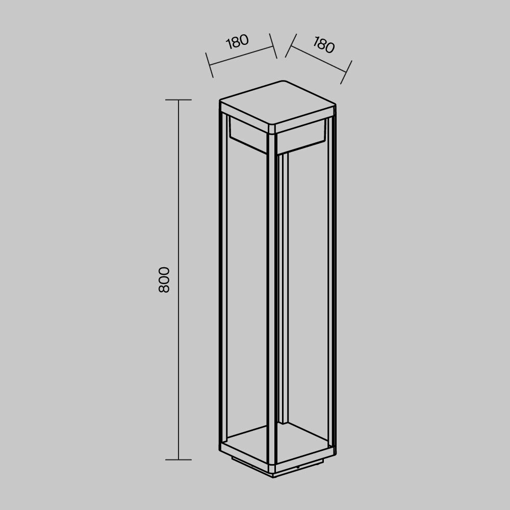 Ландшафтный светильник Outdoor O021FL-L10B3K
