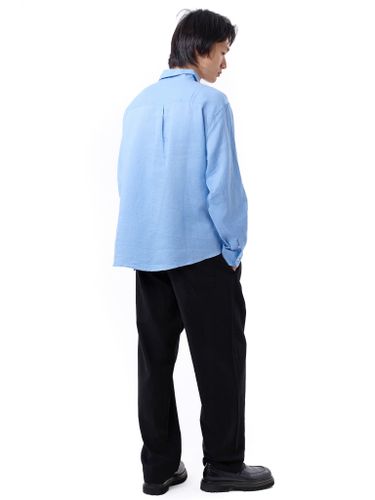 Голубая льняная рубашка Senseera