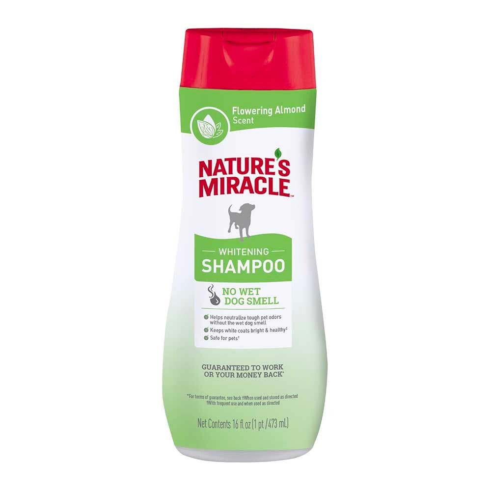 Natures Miracle Шампунь для белых собак 473 мл Whitening Odor Control Shampoo