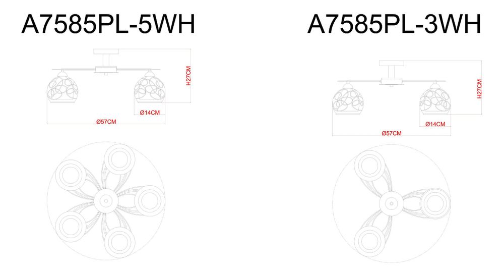 Потолочная люстра Arte Lamp