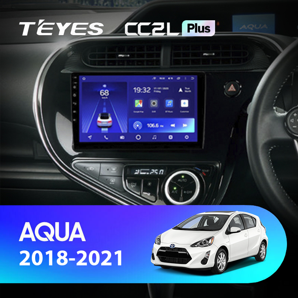 Teyes CC2L Plus 9" для Toyota Aqua 2018-2021