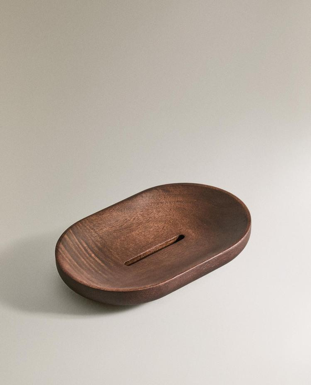 ZARA HOME МЫЛЬНИЦА ДЛЯ ВАННОЙ КОМНАТЫ ИЗ ДЕРЕВА, СВЕТЛО-БЕЖЕВЫЙ