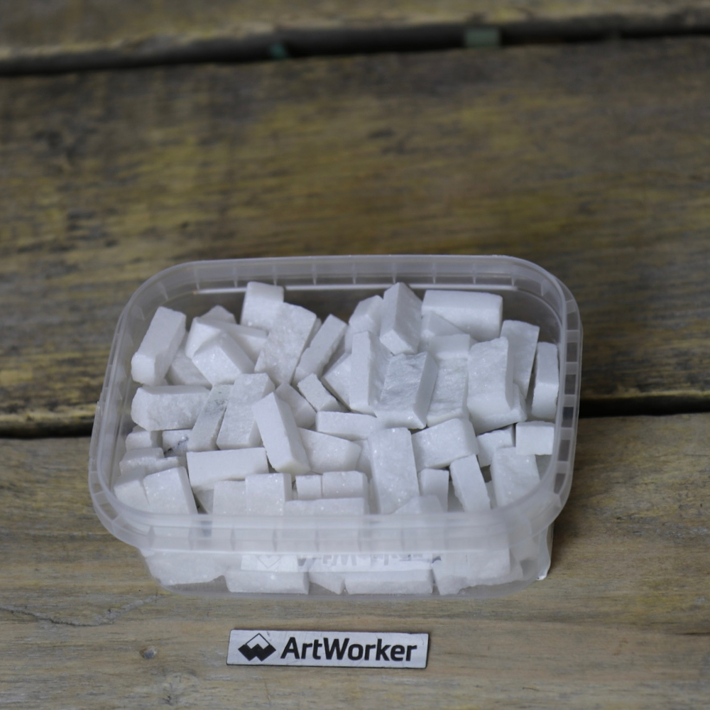 Натуральный камень колотый на модуль для мозаики