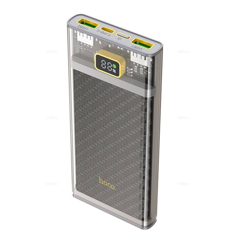 Портативный аккумулятор Hoco J103 10000mAh PD 22.5+QC3.0 (grey) (Краснодар склад)