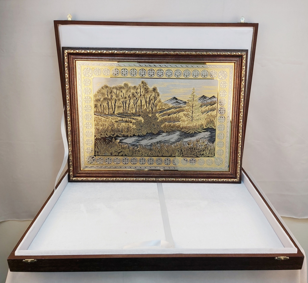 Златоустовская гравюра "Природа России"