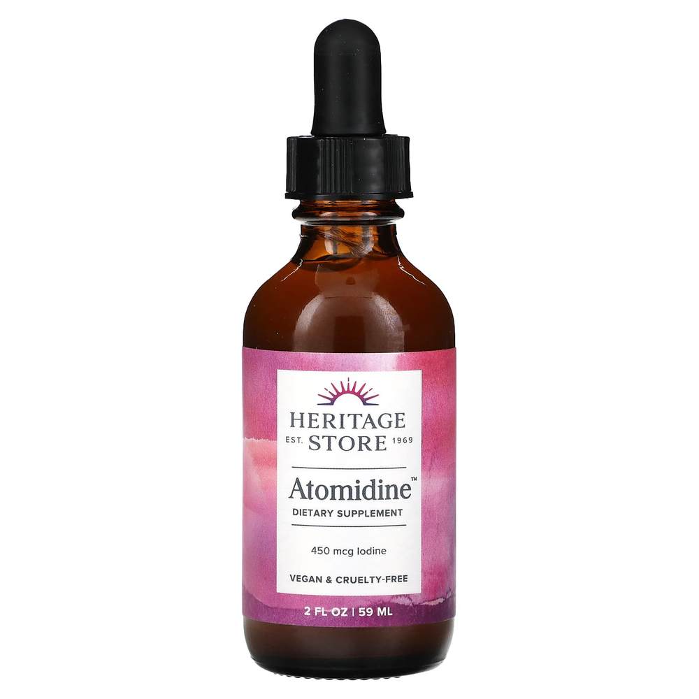 Heritage Store, азотин, 450 мкг, 59 мл (2 жидк. унции)