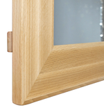 Зеркало большое настенное из бука