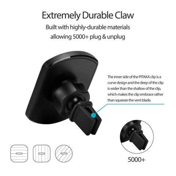 Автомобильный держатель Pitaka New MagMount Car Vent CM002 (Black)