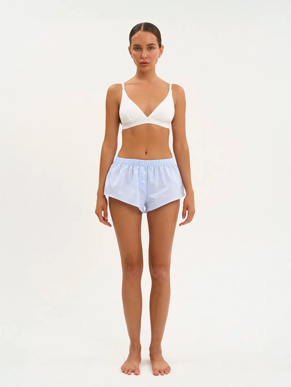 Шорты домашние укороченные