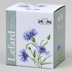 КРУЖКА ЗАВАРОЧНАЯ LEFARD "ВАСИЛЬКИ" С КРЫШКОЙ И СИТОМ 350 МЛ