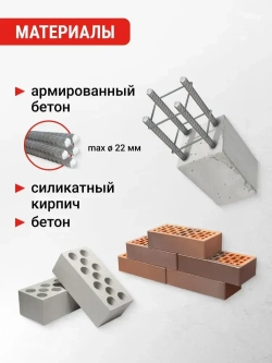 Коронка алмазная по бетону для подрозетников 68 мм VIRA