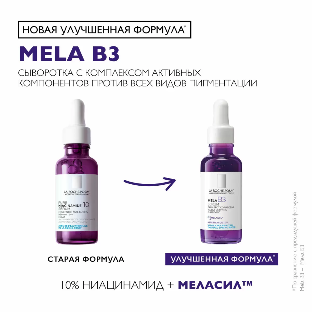 La Roche-Posay Mela B3 Serum Концентрированная сыворотка против всех видов пигментации, 30 мл
