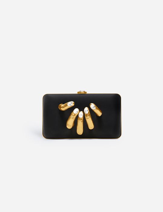 Schiaparelli Hand In Hand Clutch 