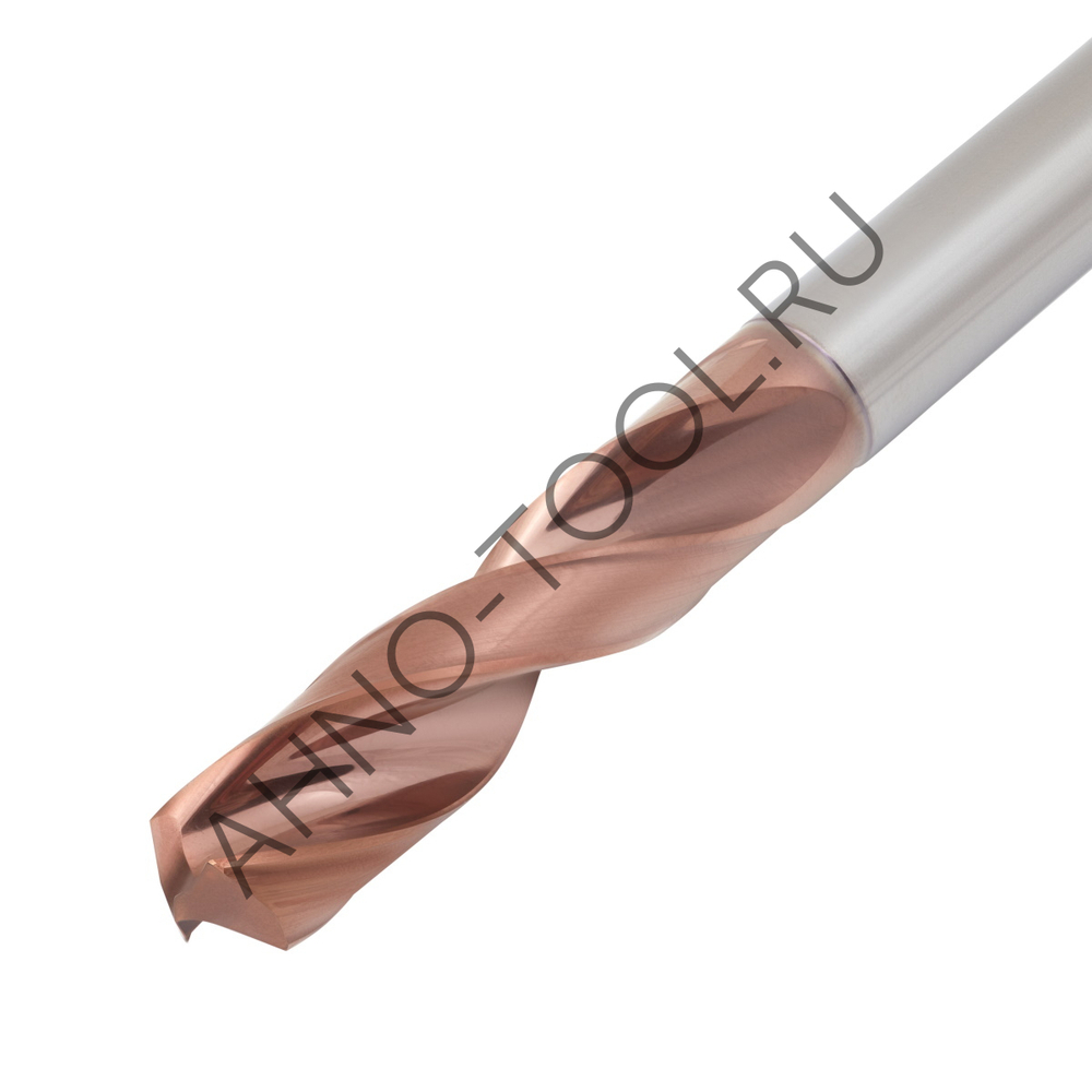 Сверло 10.0мм  твердосплавное 3D без подвода СОЖ. SP-X800031000 VHM AHNO по стали, чугуну, нерж. и ж