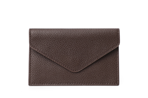 Картхолдер ENVELOPE шоколадного цвета