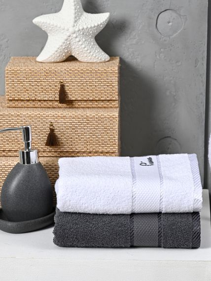 Набор махровый халат мужской и женский с полотенцами PIERRE CARDIN