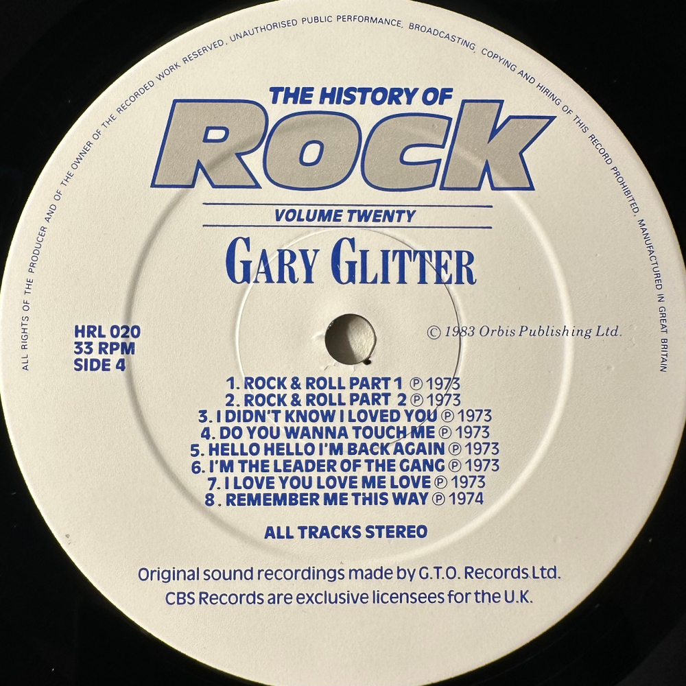 Сборник History Of Rock 20 2LP (Англия 1983г.)