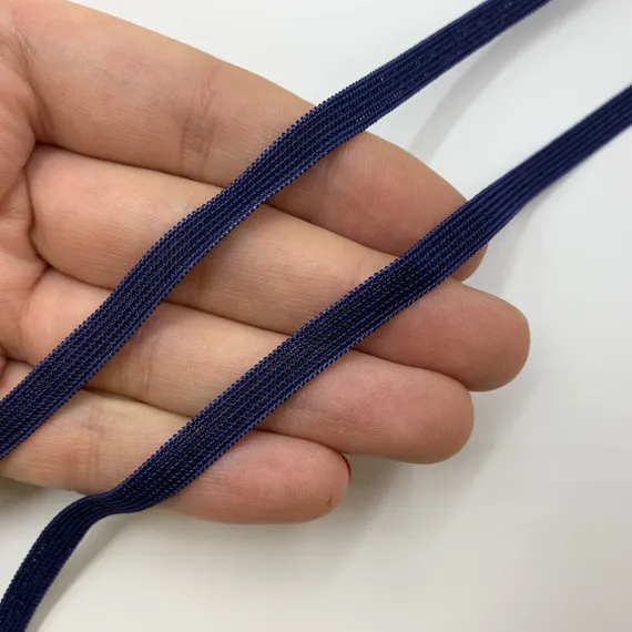 Резинка отделочная темно-синяя 6 мм (цв. 061), K-195/6