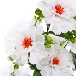 Искусственные цветы «Весеннее вдохновение» 48см 9цветков белые