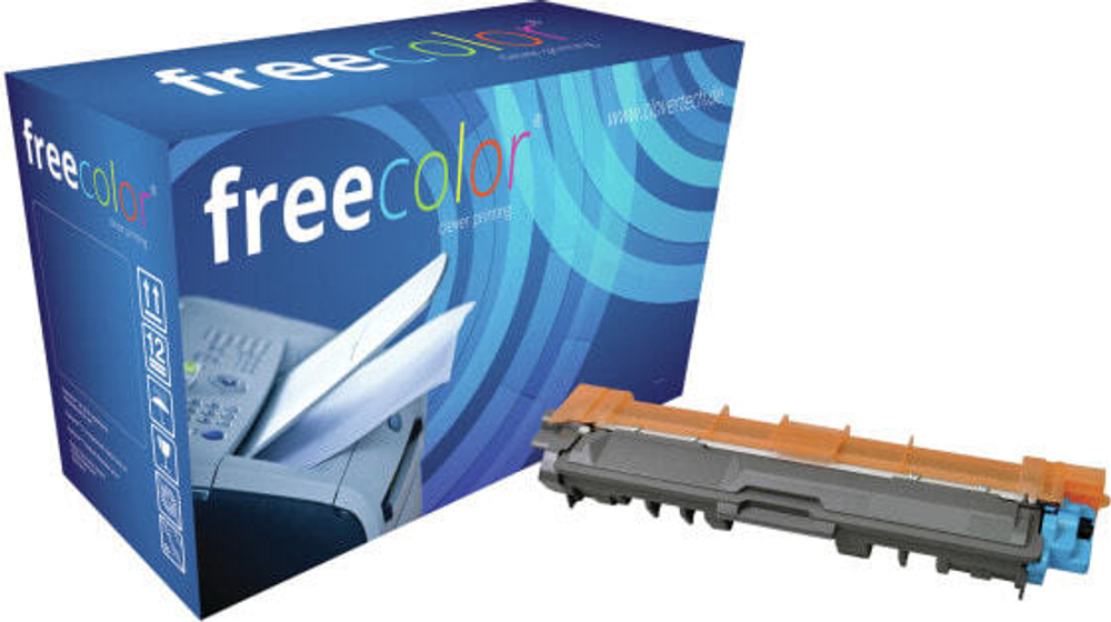 Картридж тонерный голубой 1 шт Freecolor TN246C-FRC