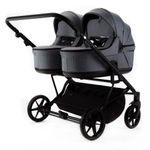 Детская универсальная коляска Adamex LEO DUO (2в1) DUO-TK60 - Серый