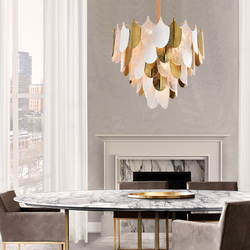 Люстра Cloyd BONGA-B C25 / Ø62 см - золото (арт.10952)