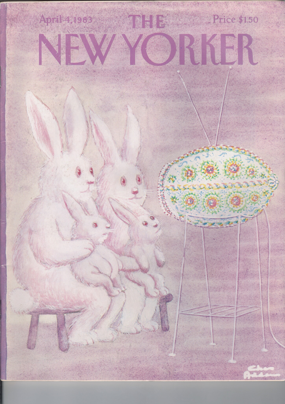 Журнал The New Yorker 04-04-1983