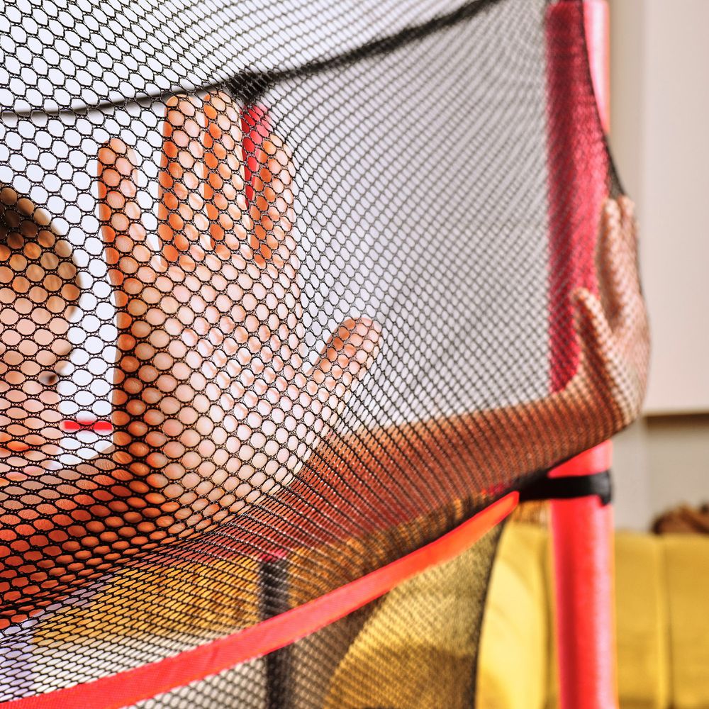 Батут детский DFC TRAMPOLINE-RED 55&amp;quot; с сеткой