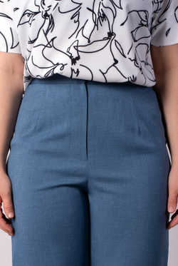 Брюки женские 3667зпа, голубой деним #479ГД023667зпа