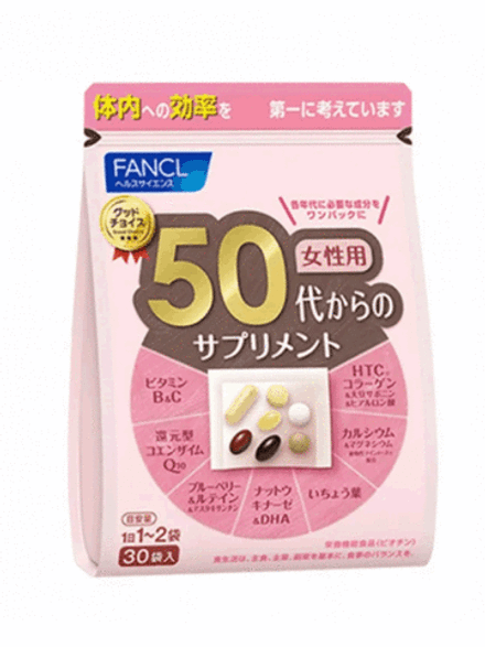 FANCL Мегакомплекс премиальных витаминов и минералов для женщин c 50 лет