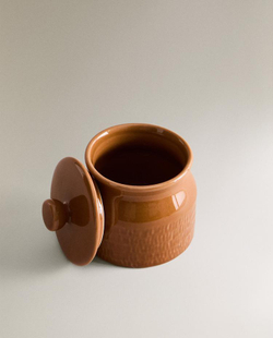 ZARA HOME САХАРНИЦА ИЗ КЕРАМИКИ, ЖЕЛТЫЙ