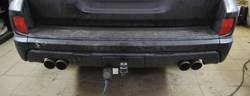 Фаркоп Steinhof T-170 для Toyota Land Cruiser 200 2008-2021, Lexus LX 2008-2021(паспорт и сертификат в комплекте)(без электрики)