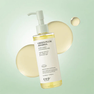 CKD Масло очищающее для лица с экстрактом зеленой сливы - Greenplum ahabha pore cleansing oil, 200мл