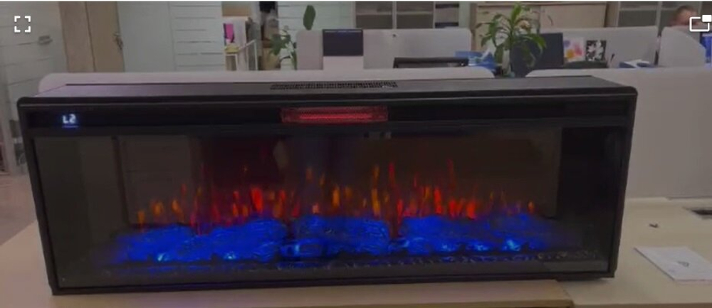 Электрокамин Royal Flame Sicilia Сицилия с золотой патиной с  электроочагом 110см, обогревом, ширина 1,5 метра