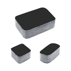 Тротуарная плитка КЛАССИКО - Стандарт Черный, комплект из 3 видов плит