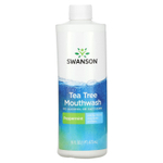 Swanson, Жидкость для полоскания рта Tea Tree, перечная мята, 473 мл (16 жидк. унц.)