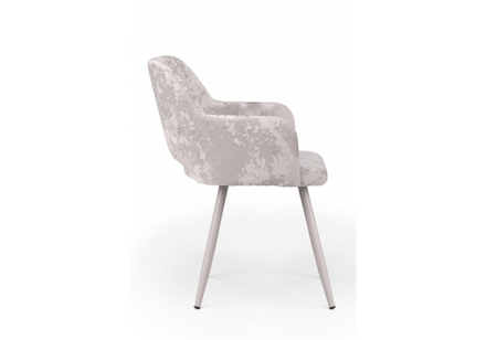 Стул на металлокаркасе Woodville Эолин 360 латте (simple 008), серый