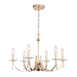 SL1405.203.06 Люстра подвесная ST-Luce Латунь/Латунь, Прозрачный E14 6*40W ЭЛЕГАНС