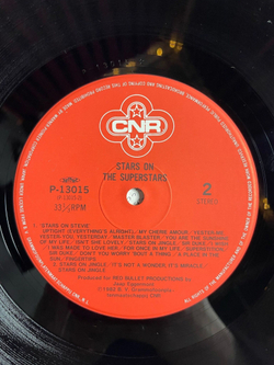 Винтажная виниловая пластинка LP Stars On 45 The Superstars (The Greatest Rock N Roll Band In The World) (Japan 1982) (Obi)