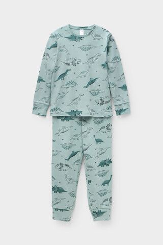 пижама  для мальчика  К 1552/24/голубой прибой,динозавры