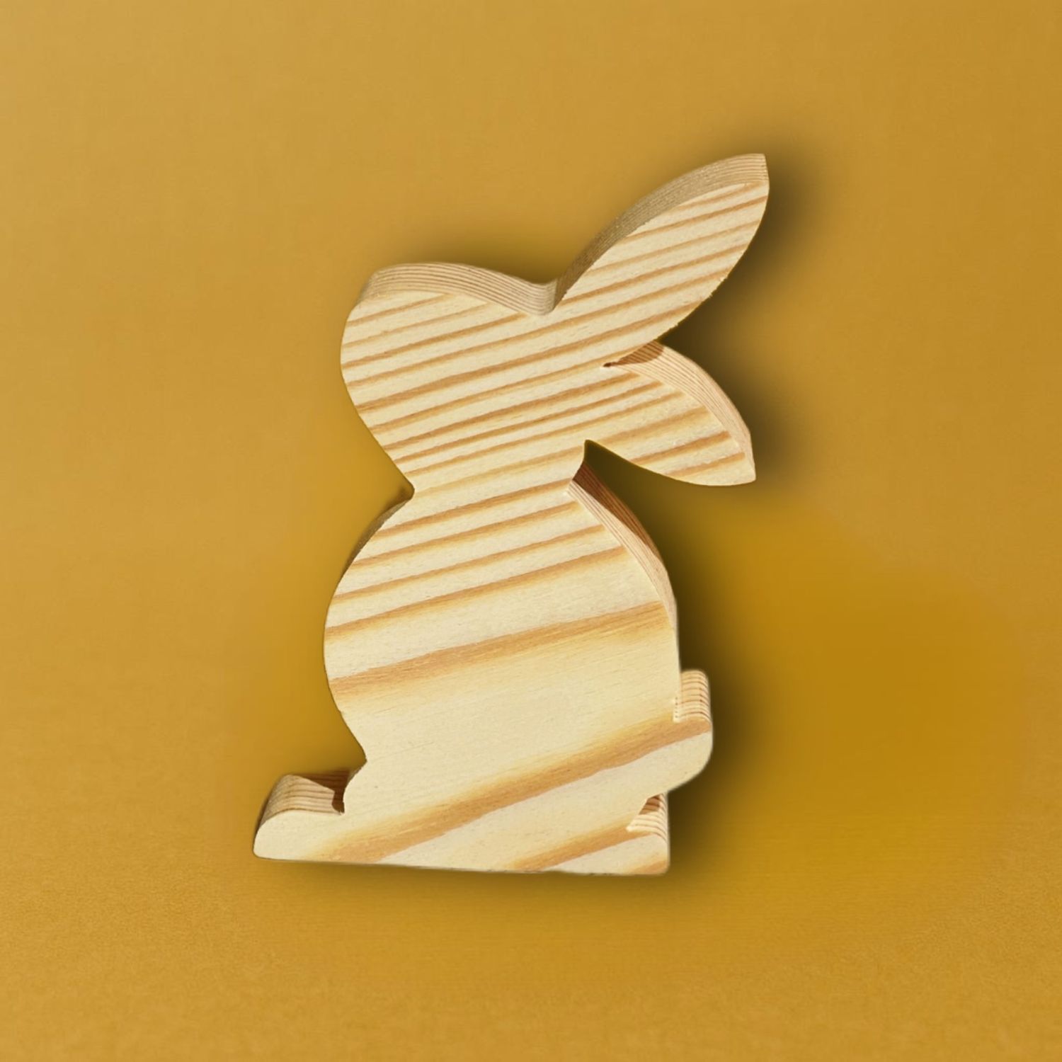 кролик  пузатенький  13*10см , сосна