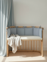 Бортик плоский голубой