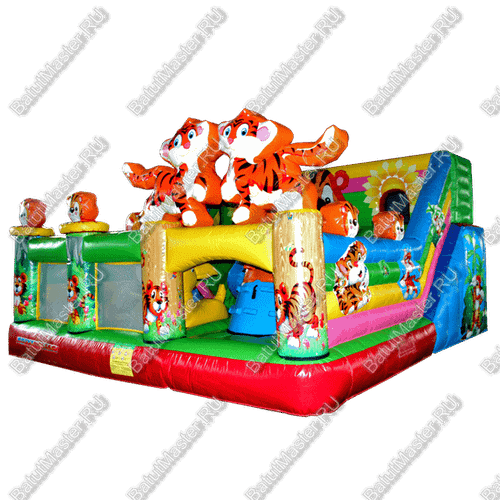 Коммерческий надувной батут "Тигриная страна мини"