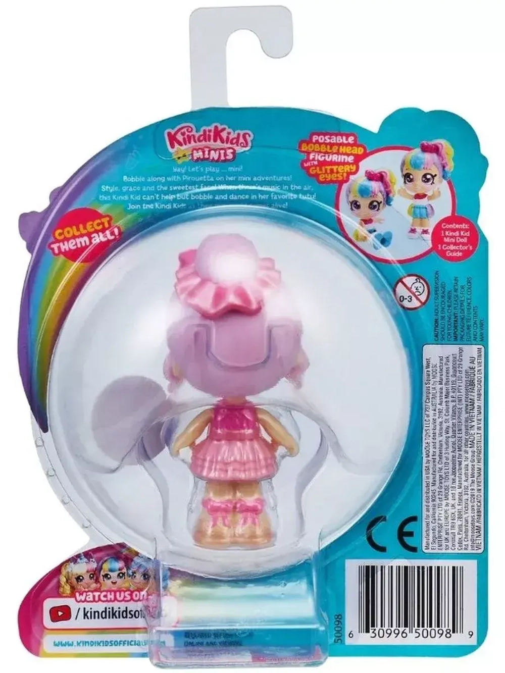 Мини-кукла Пируэтта Kindi Kids 39756