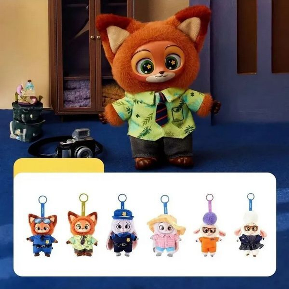 Брелок Miniso Disney Zootopia Series Blind Box (Случайная игрушка)