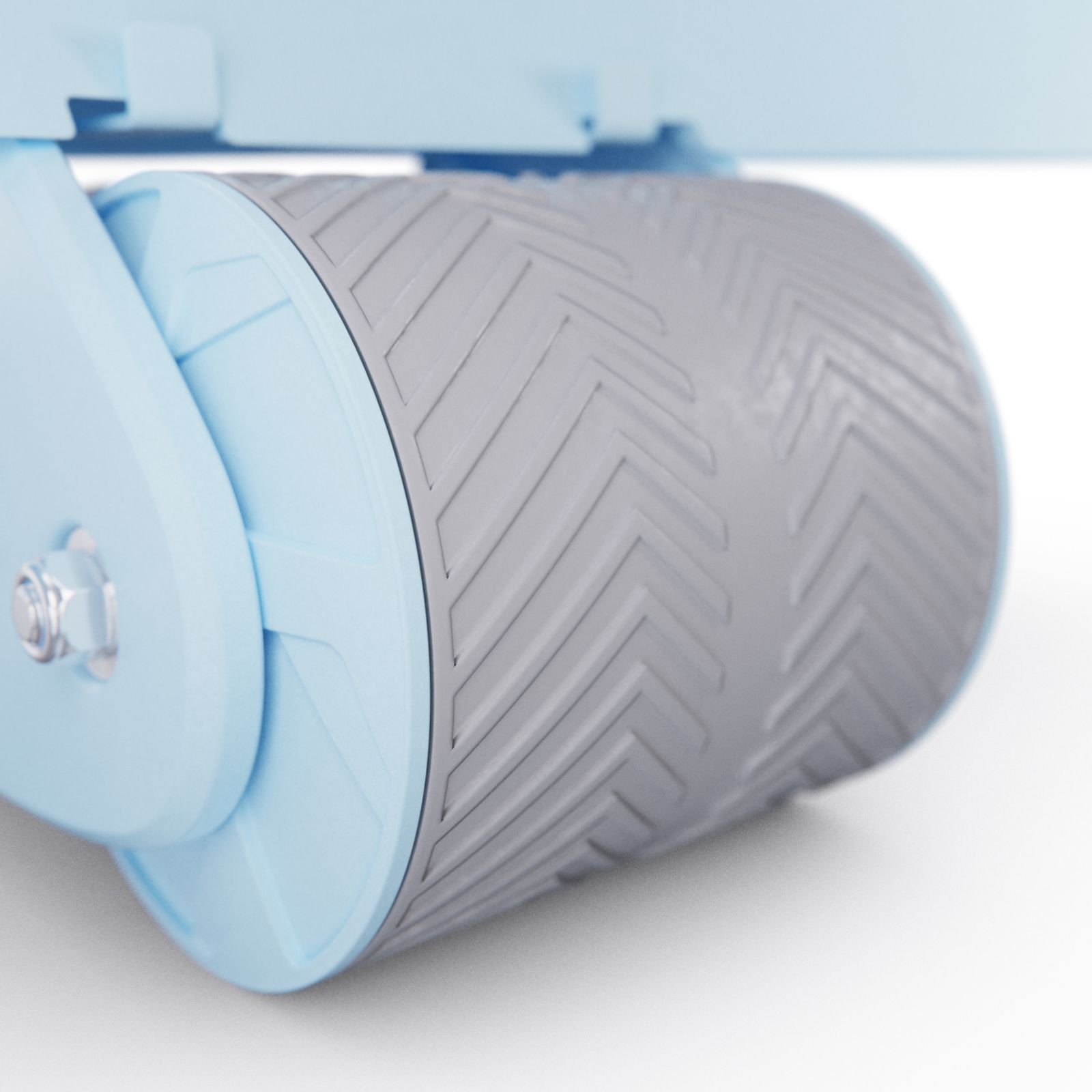 Тренажёр для пресса AB Roller SND голубой с ковриком  45 х 30 x 3.5 cм фото №8