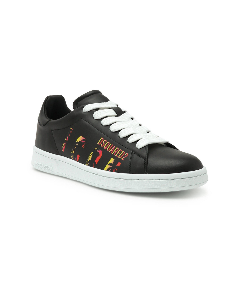 Кожаные кроссовки Dsquared2 - черный(SNM0175 01506232)