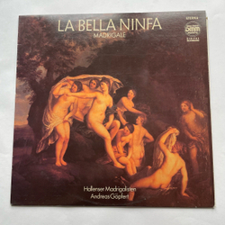 Винтажная виниловая пластинка LP Hallenser Madrigalisten, Andreas Gopfert La Bella Ninfa (ГДР 1989)