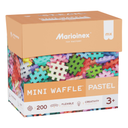 Marioinex - Мини-конструктор Waffle ПАСТЕЛЬ 200 элементов 908396